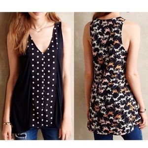 Anthropologie Porridge Horse Print Tank